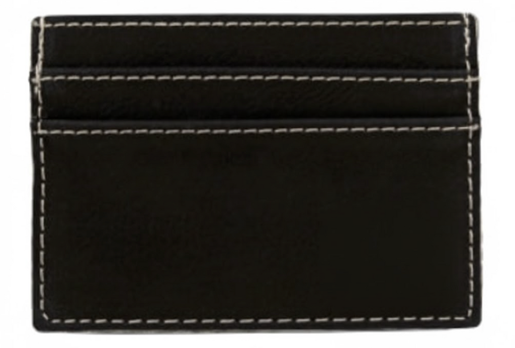 Personalized Leatherette Wallet with Clip
