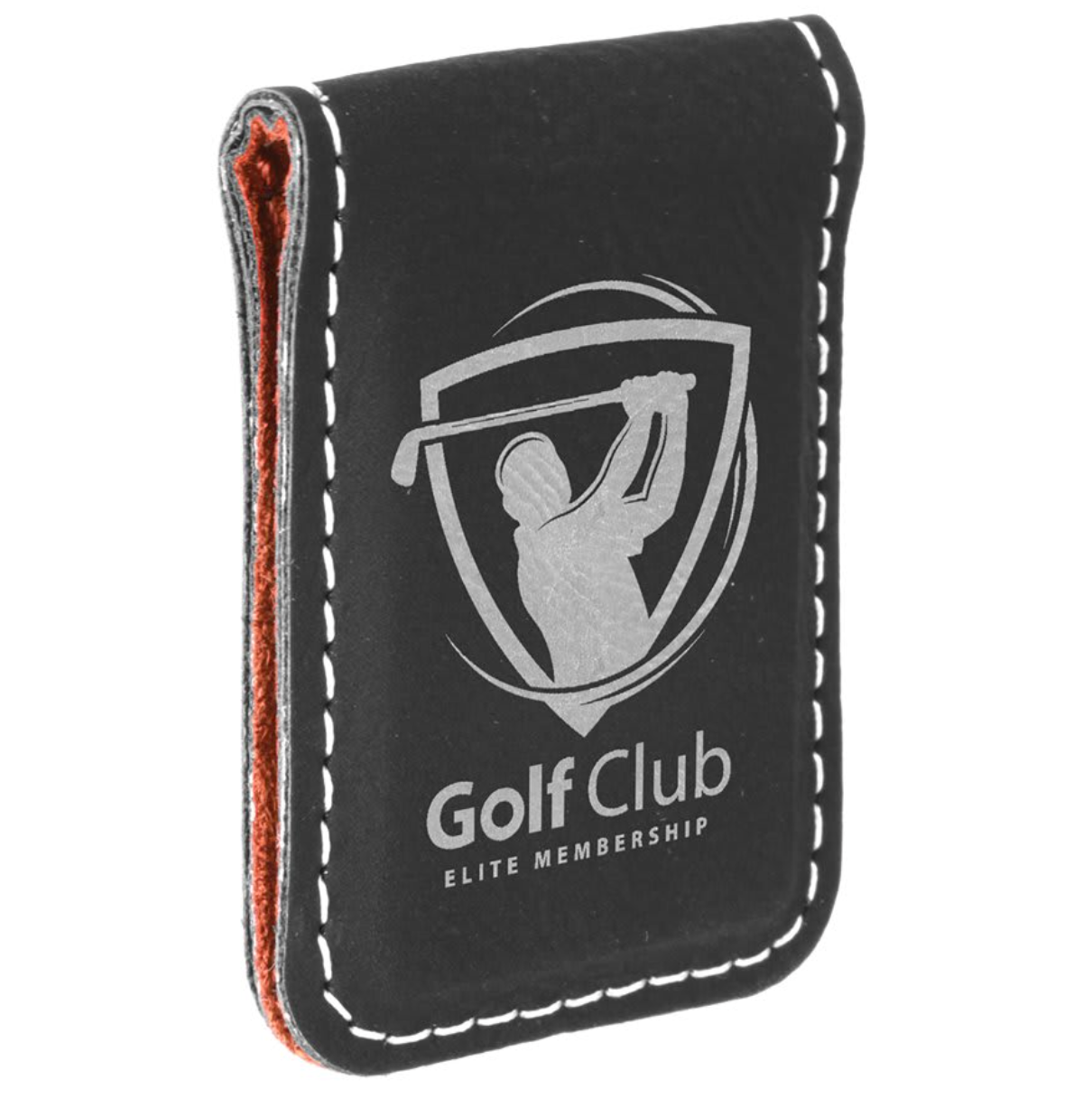 Personalized Leatherette Money Clip