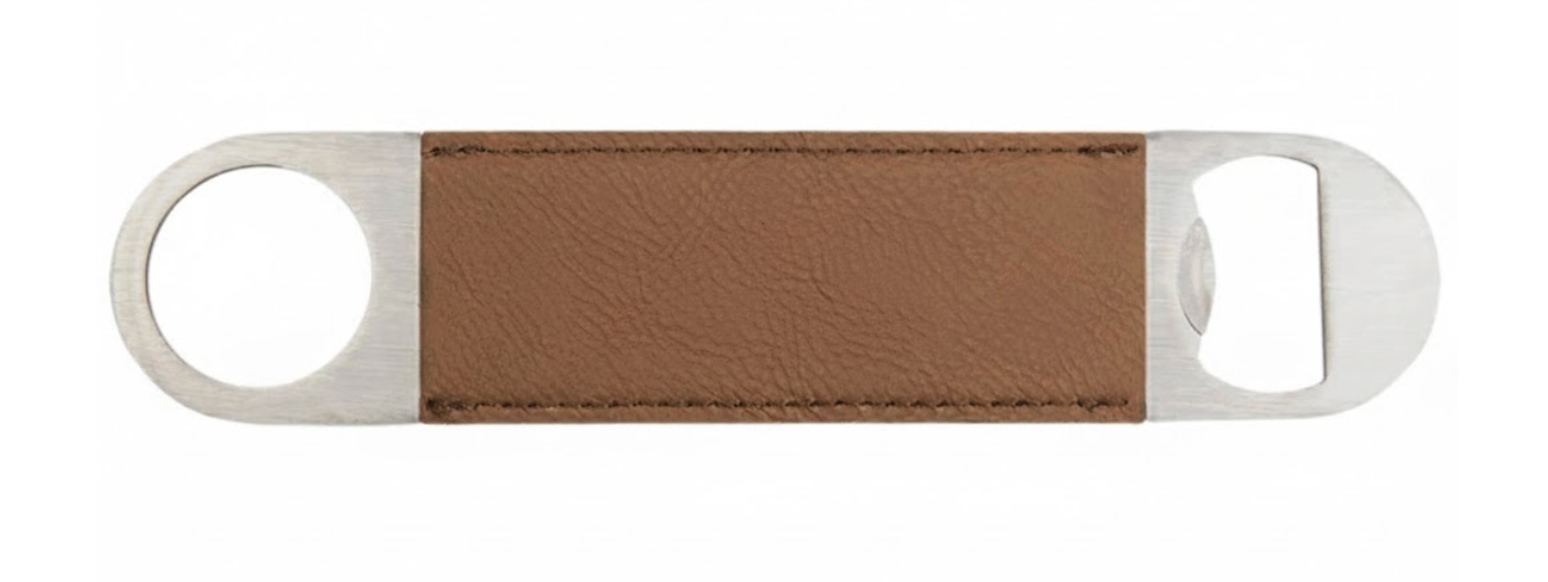 Personalized Leatherette Bottle Opener