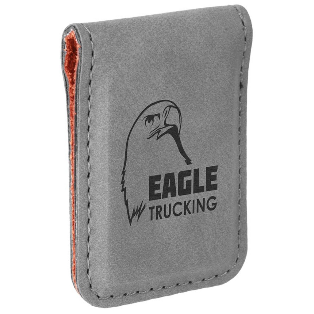 Personalized Leatherette Money Clip