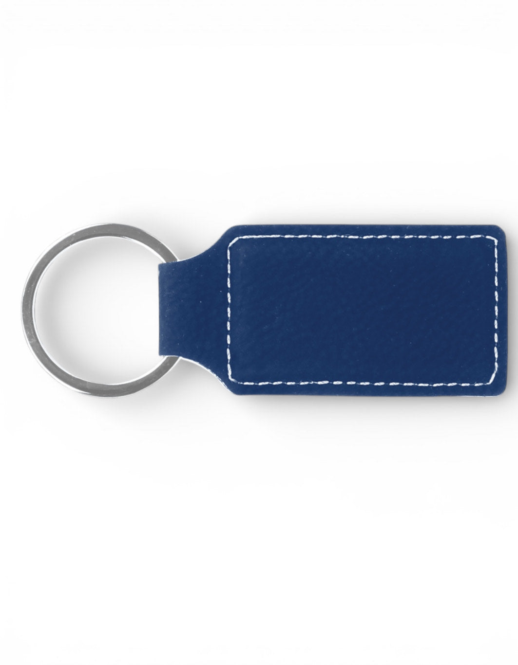 Personalized Leatherette Rectangle Keychain