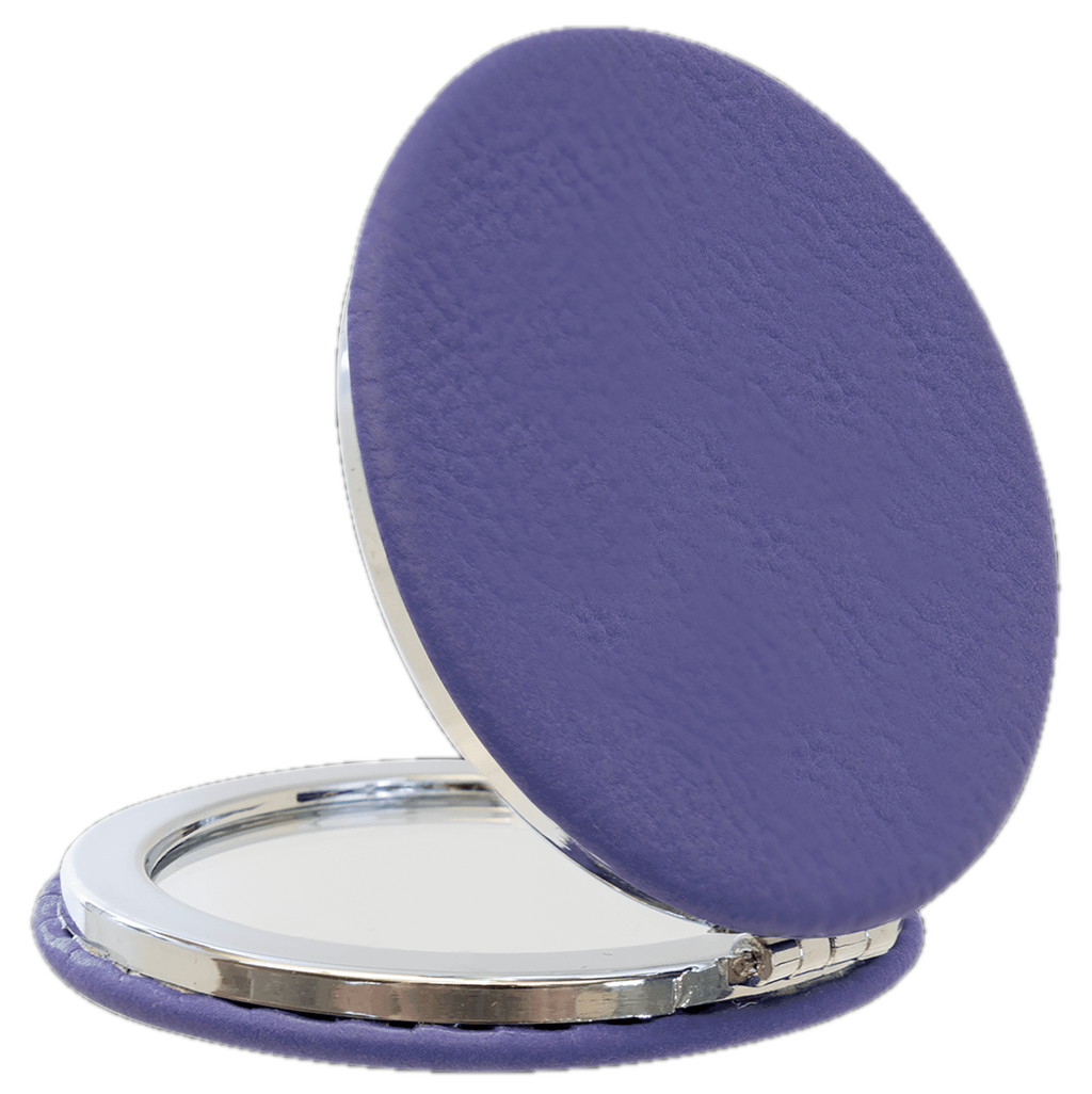 Personalized Leatherette Compact Mirror