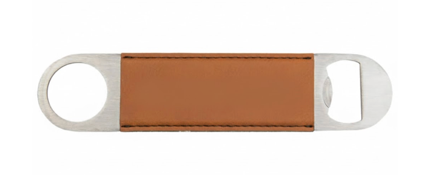 Personalized Leatherette Bottle Opener