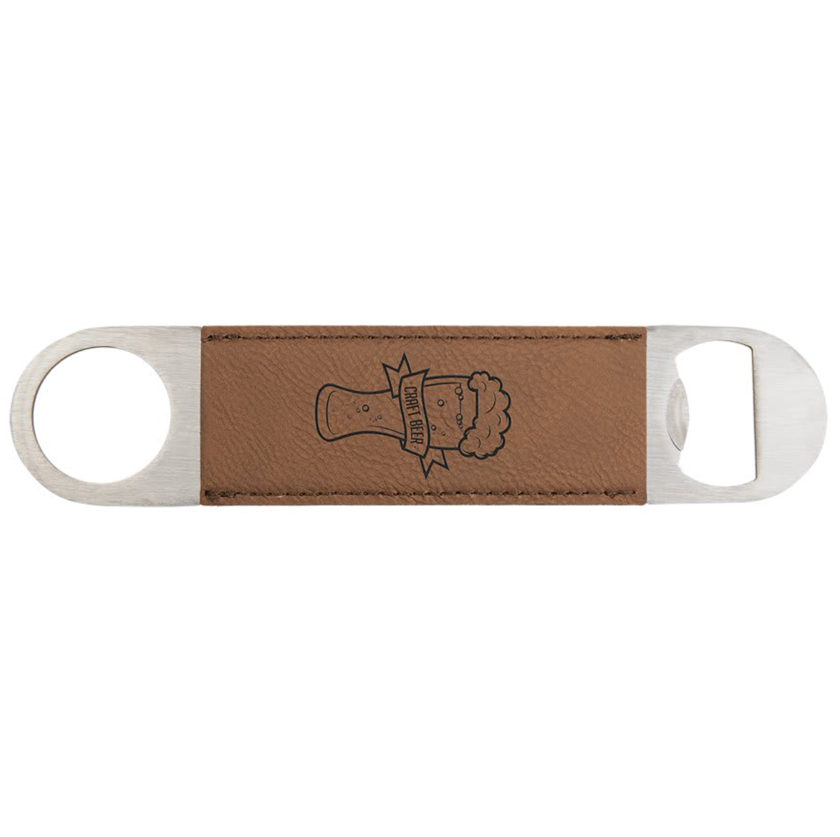 Personalized Leatherette Bottle Opener